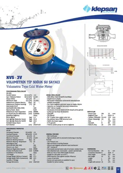 mô tả đồng hồ kvs